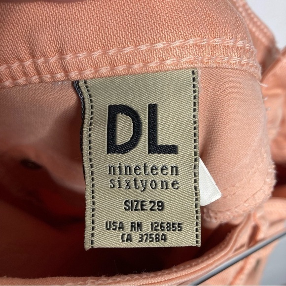 DL1961 peach colored Jeans size 29 - Picture 7 of 12
